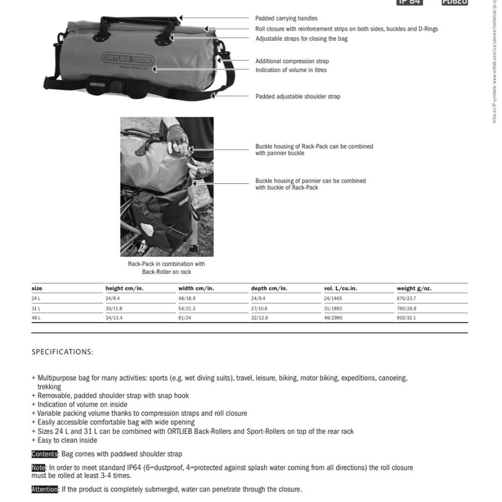 Ortlieb Rack Pack - Picture 4 of 4